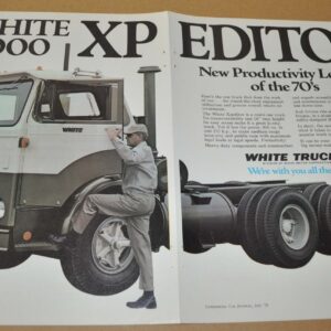1970 White 6000 XPeditor Truck Ad Print Holmes Wrecker