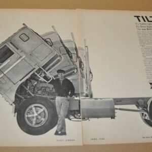 1962 White 7000 Truck Ad Print Alcoa Thermo King Chemstrand