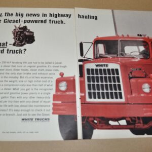 1967 White Truck Ad Michigan Engine Bearings