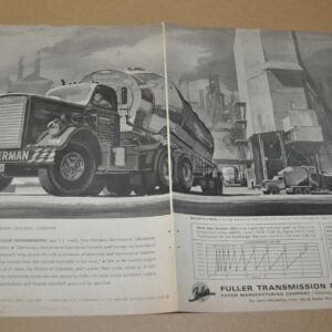 1964 White Truck Ad Fuller Transmission Du Pont GM Fleet School