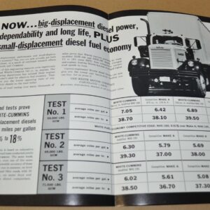 1965 White Truck Ad Print