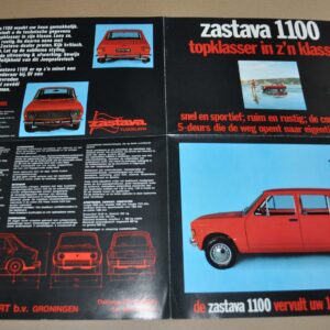 Zastava 1100 Brochure Prospekt Nederland