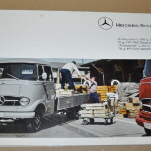 Mercedes Benz Transporter L 405 407 Van Brochure Prospekt 0564 DE