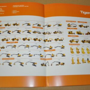 Tigercat Model Range Skidder Harvester Logging Tractor Brochure Prospekt