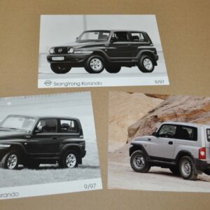 1997 SsangYong Korando Factory Photos Lot