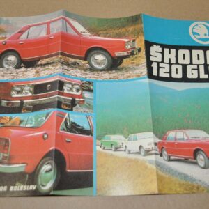 Skoda 120 GLS Brochure Prospekt CZ