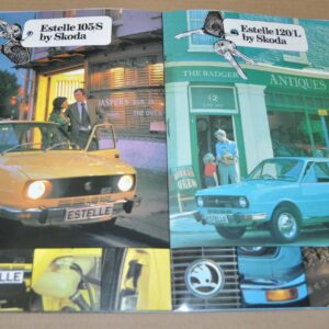 Skoda 105 120 L LS Brochure Prospekt UK