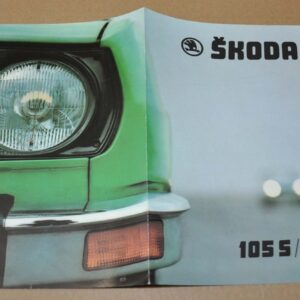 Skoda 105 S L Brochure Prospekt CZ