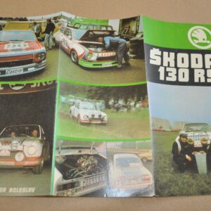 Skoda 130 RS Brochure Prospekt CZ