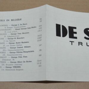 1949 De Soto Specification Truck Camion Chrysler Brochure Prospekt Prospectus FR