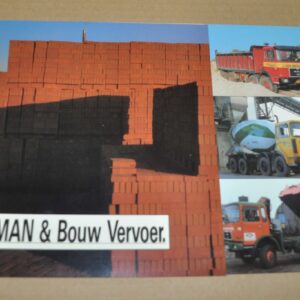 MAN & Bouw Vervoer Truck Brochure Prospekt NL