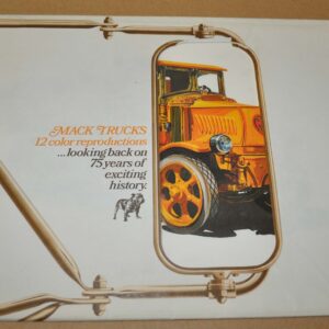 Mack 75 Years History Range Model Truck Brochure Prospekt