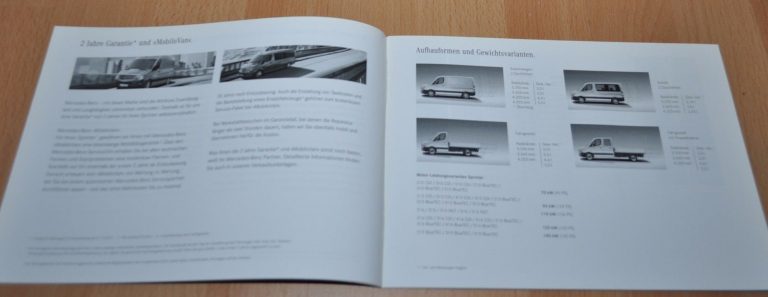 mercedes benz sprinter price list