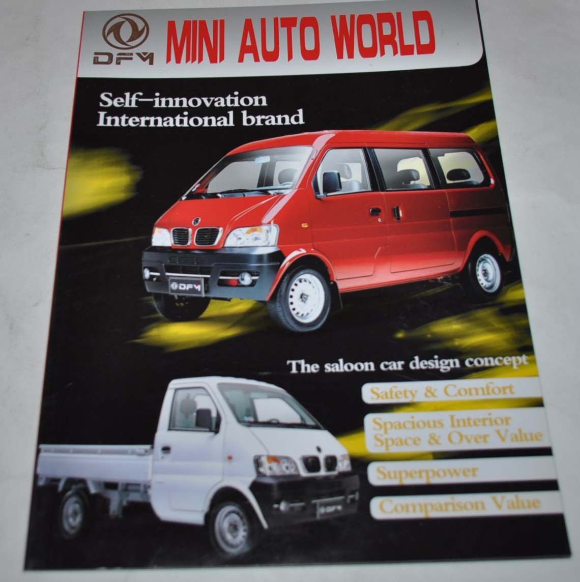 Dong Feng Model Range Mini Truck Motorcycle XGJAO Suzuki China Brochure Prospekt