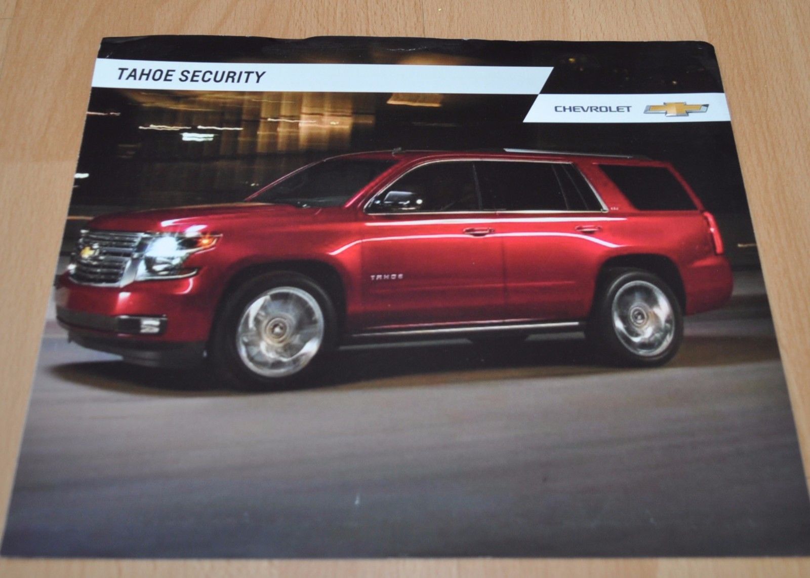 201? Chevrolet Chevy Tahoe Security Armored Brochure Prospekt Russian ...