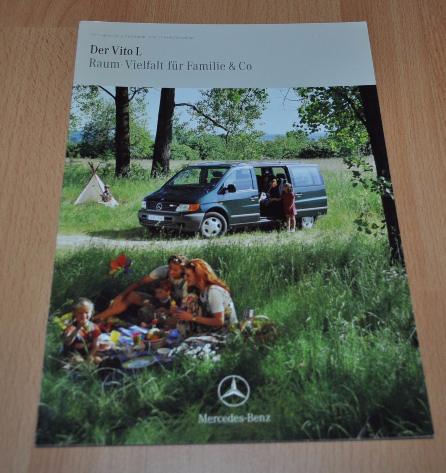 Mercedes Benz Vito L Raum Minibus Van Brochure Prospekt 0799 Auto Brochure