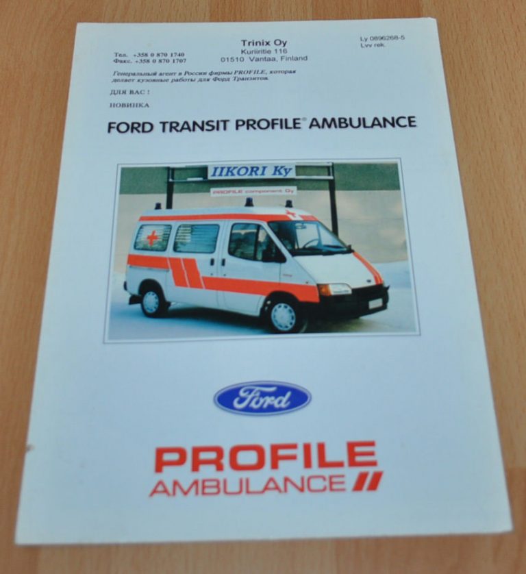 ford transit van brochure